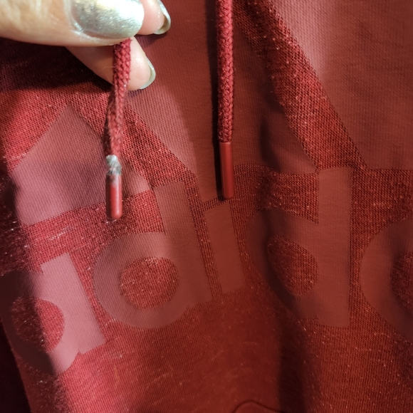 Adidas Hoodie Sweatshirt With Splits On Side - Picture 7 of 11